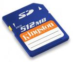      Secure Digital 512Mb Kingston, SD/512(CS)